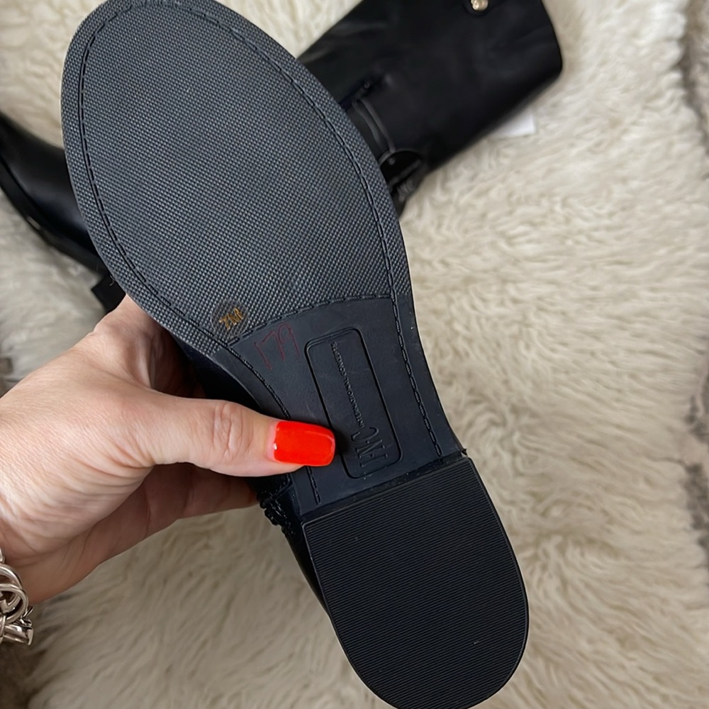 INC Black Genuine Lether Boots - Picture 9 of 16
